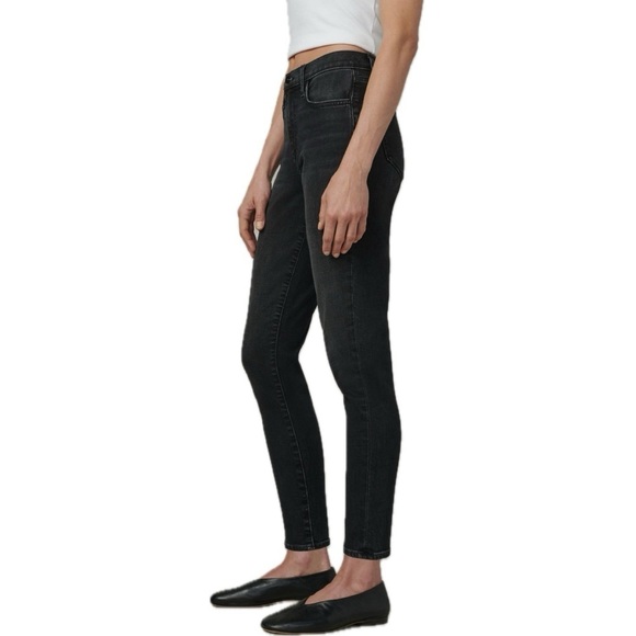Joe’s Jeans The Charlie High Rise Skinny Ankle Jeans - Black 25 - Picture 1 of 12